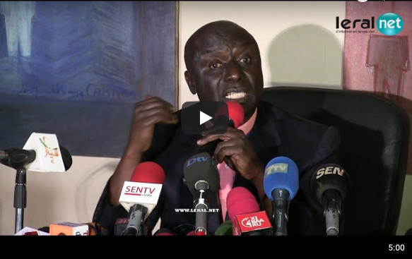 Idrissa Seck : "L'héritier de Me Wade, c'est Idrissa et l'héritier de Senghor c'est Khalifa Sall"