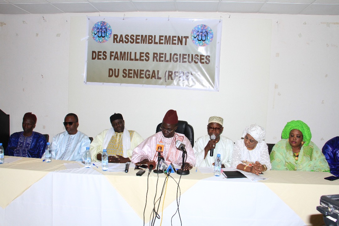 Le Rassemblement des familles religieuses du Sénégal face à la presse... Sergine Bara Mbacké Doly et Cie se prononcent sur la situation du pays...