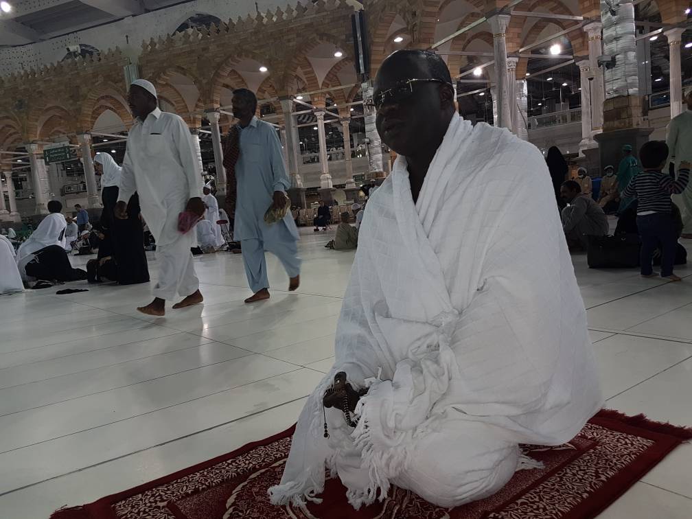 Le président Mbagnick Diop du MEDS à la Mecque.