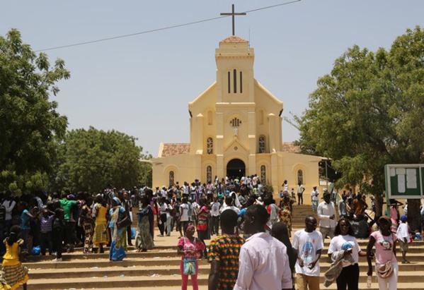 Poponguine : des fidèles catholiques prient pour la paix au Sénégal