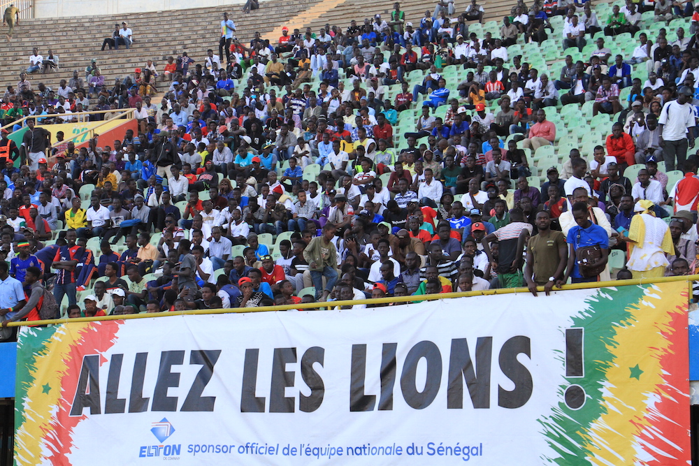 En images dernière séance d'entraînement du galop des lions de la téranga au stade LSS à Dakar;
