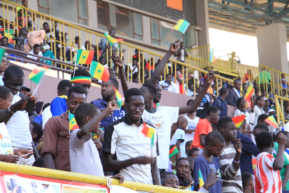 En images dernière séance d'entraînement du galop des lions de la téranga au stade LSS à Dakar;