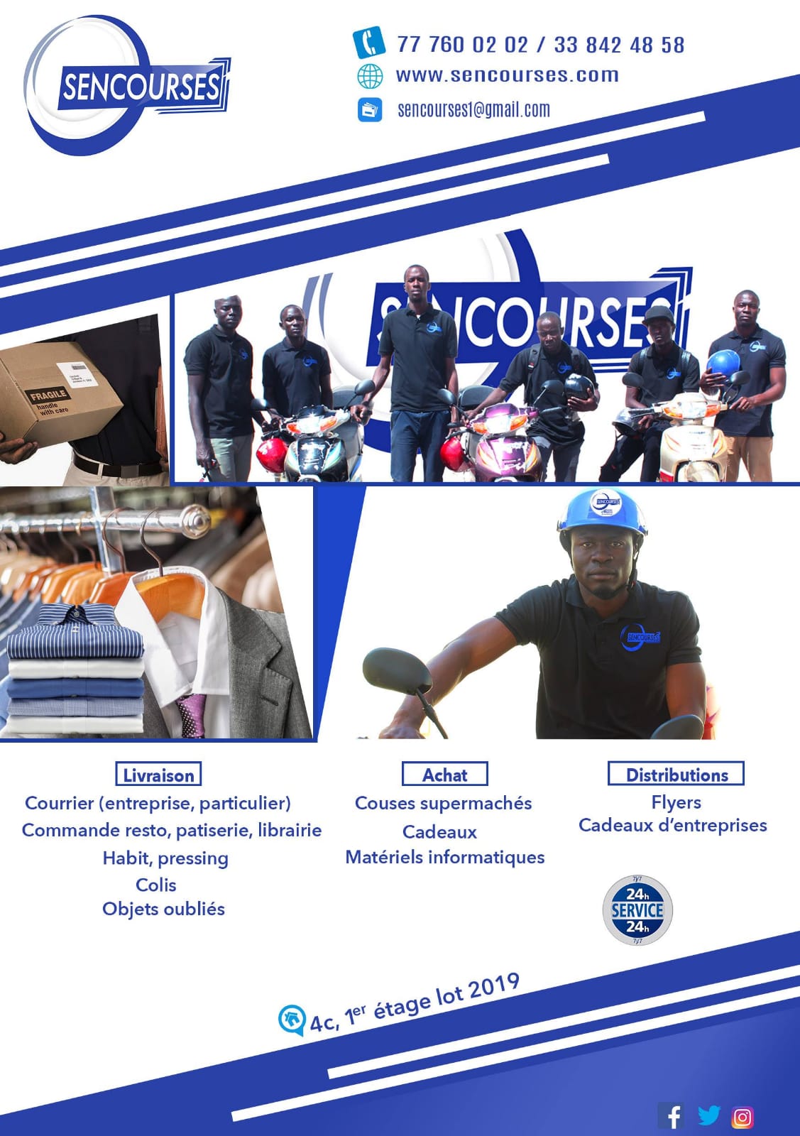 SENCOURSES arrive à Dakar plus besion de vous déplacer: Passez votre commande sencourses vous livre.