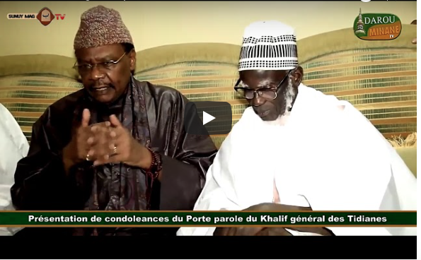 Visite de Serigne Pape Malick Sy à Touba chez Serigne Mountakha