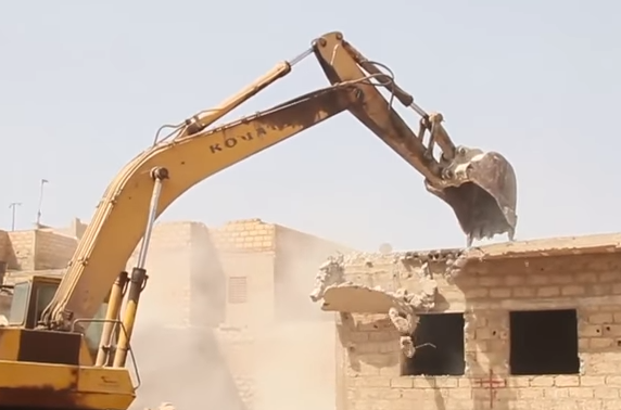 Vidéo Pikine : Des maisons situées près l’arène nationale détruites…Regardez