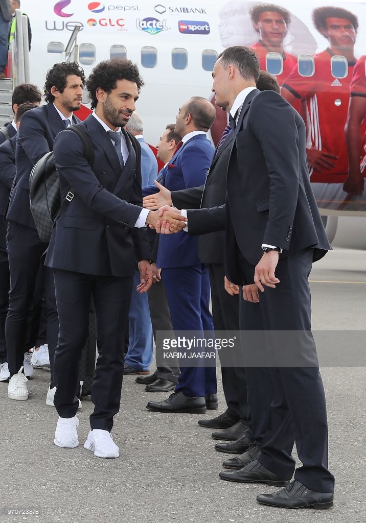 Egypte de Mohamed Salah est arrivé en Russie… Tout ce que vous n’avez pas vu en Images