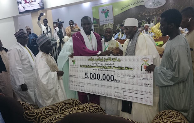 Concours récital du Saint Coran : Un jeune gambien remporte le prix international Cheikh Ibrahim Niass