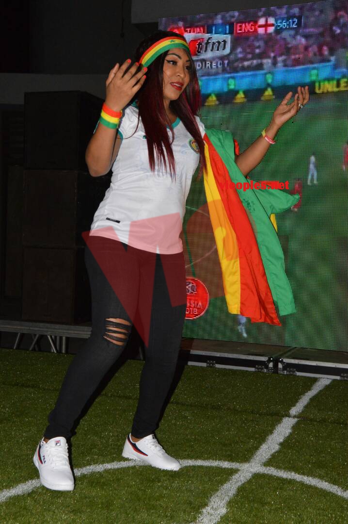 TOUT EN IMAGES: Viviane Chidid, Bay Babou et Bakhao tous derrières les lions de la TERANGA.