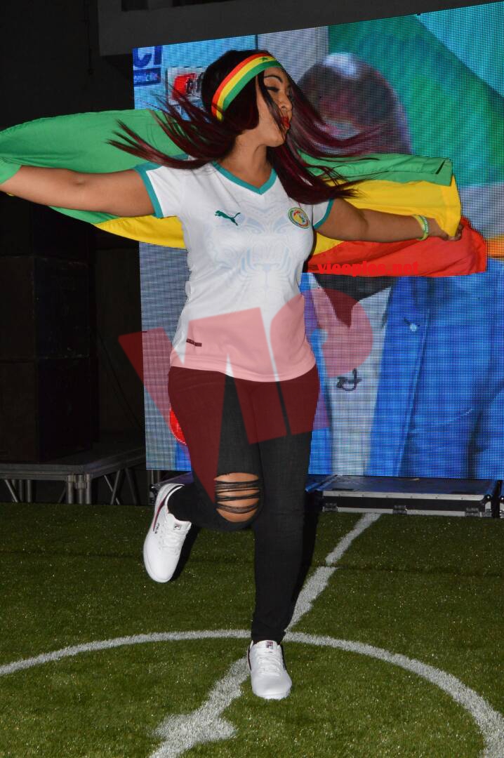 TOUT EN IMAGES: Viviane Chidid, Bay Babou et Bakhao tous derrières les lions de la TERANGA.