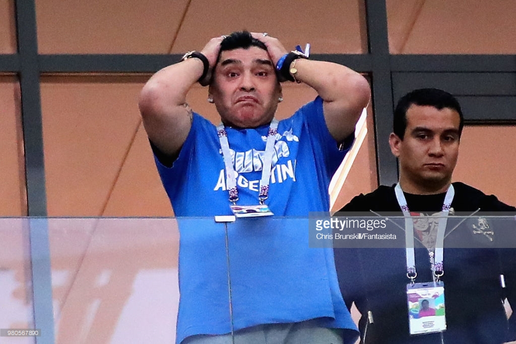 Argentine Vs Croatie : Maradona effondré en tribunes, Sergio Ramos répond et attaque Maradona