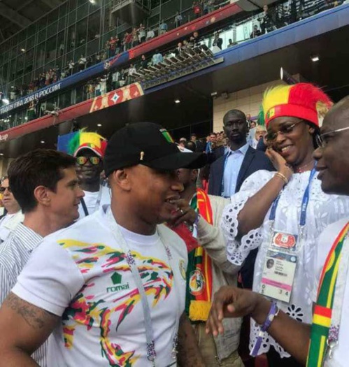 6 photos : Mondial 2018, El Hadji Diouf et Marième Faye Sall en Russie