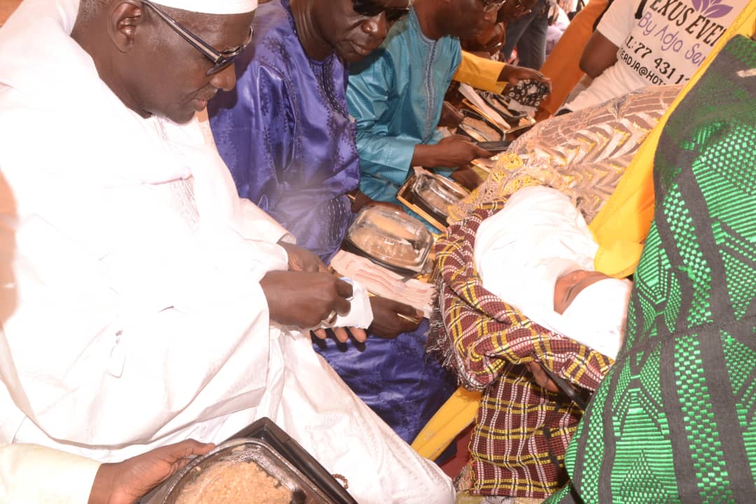 Les images du baptéme de la fille de Tapha Fall Bara Couture à Guédiawaye.