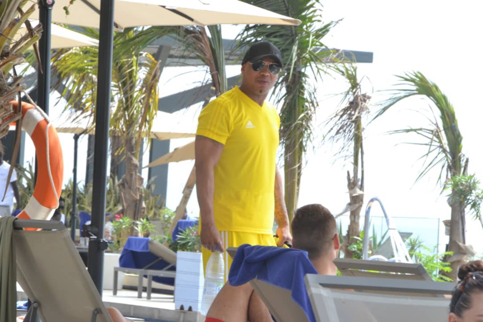 CDM2018: El Hadj diouf a regardé la demi-finale Angleterre Suede dans un hôtel de la place.