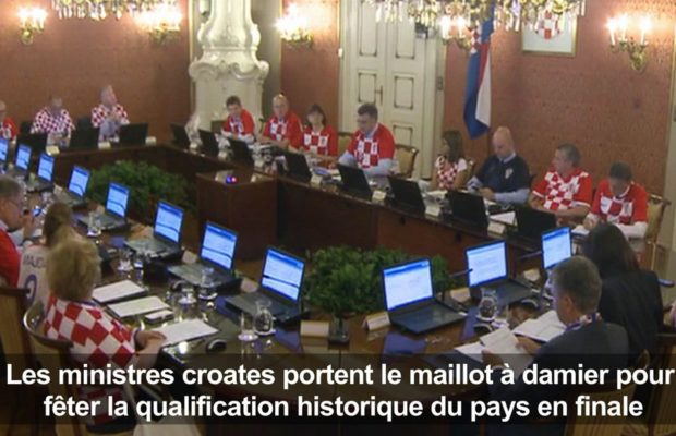 Croatie: conseil des ministres en maillot à damier