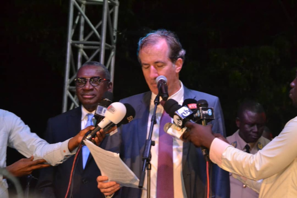 Célébration de la Fête nationale du 14 juillet à Dakar: S.E Christophe Bigot et Sidiki Kaba en toute complicité