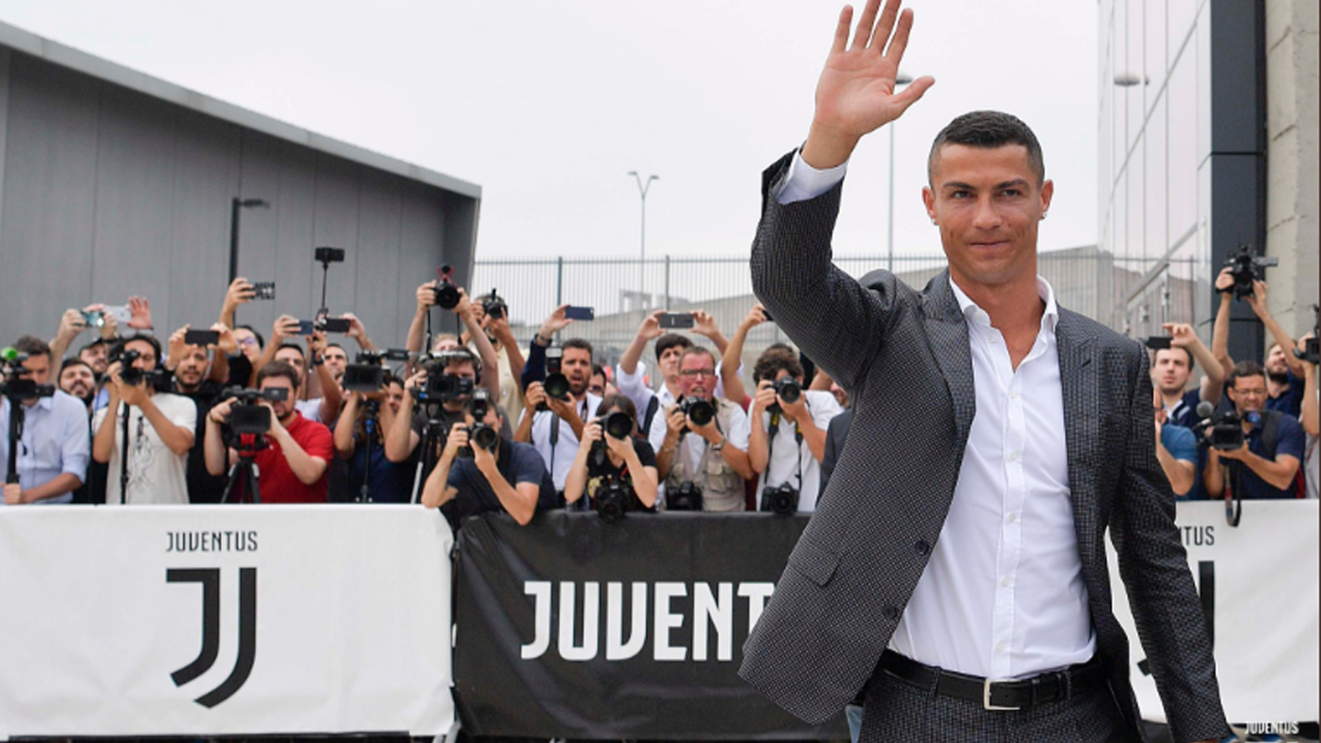 Arrivée de Cristiano Ronaldo à Turin