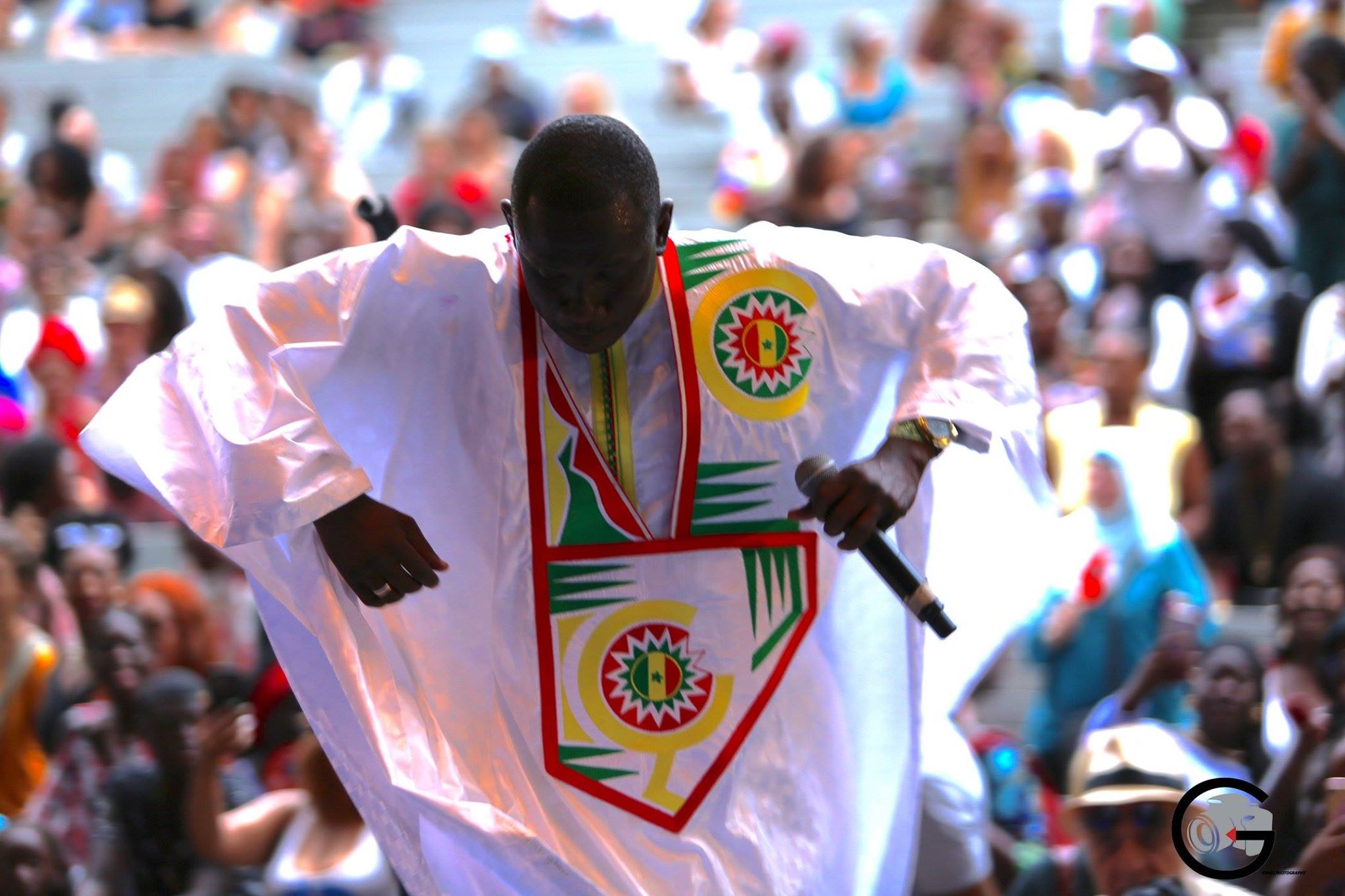 SUMMER STAGE DE NEW YORK: Pape Diouf méga star Marcus Garvey 124 st 5 ave. En images