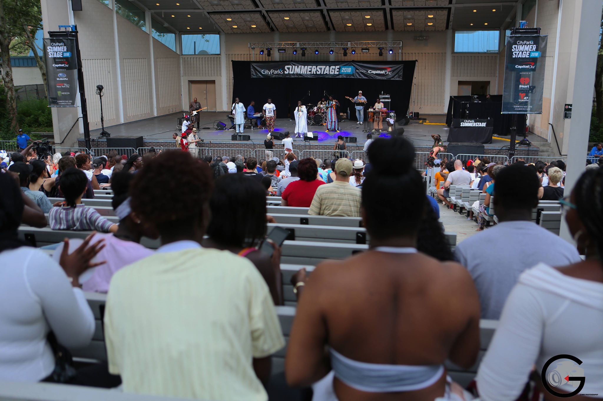SUMMER STAGE DE NEW YORK: Pape Diouf méga star Marcus Garvey 124 st 5 ave. En images