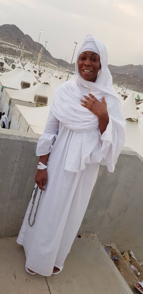 Aby Ndour en mode pèlerinage.