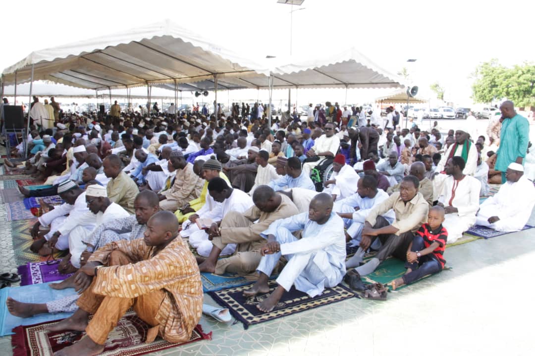 Les images de la prière de la Tabaski à la mosquée Omarienne ce 21 aout.