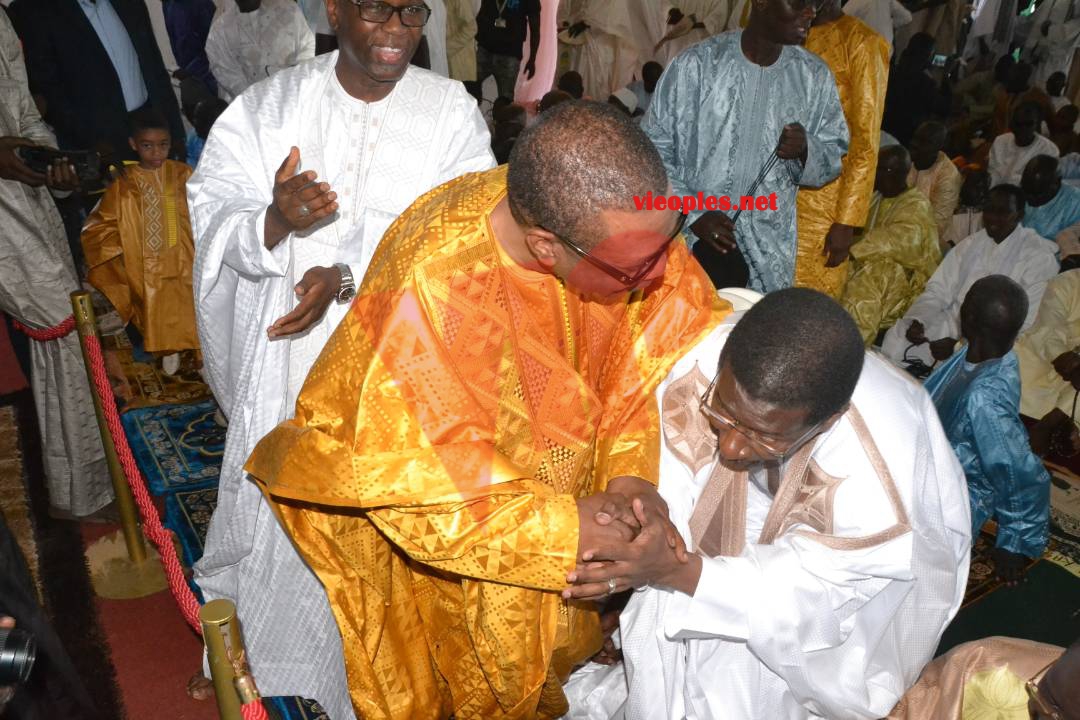 Le ils de Youssou Ndour, Nelson Mandele star à la prière de la tabaski à Massalikoul Djinane.