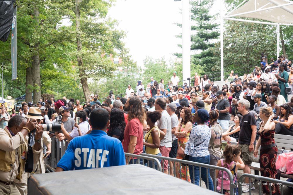 Quand le New African Production présente Pape Diouf au SUMMER STAGE de New York à la place Marcus Gravey. En images