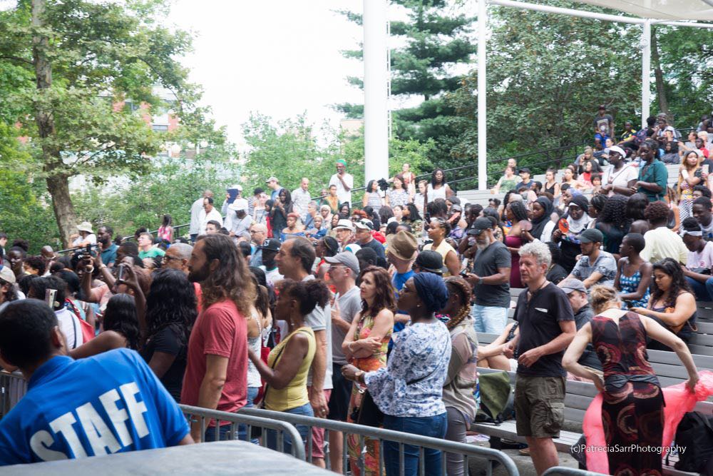 Quand le New African Production présente Pape Diouf au SUMMER STAGE de New York à la place Marcus Gravey. En images