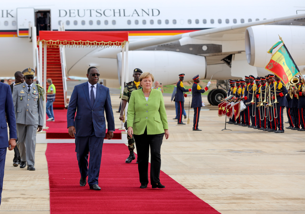 Merkel chez Macky Sall, un détail interpelle sur les photos