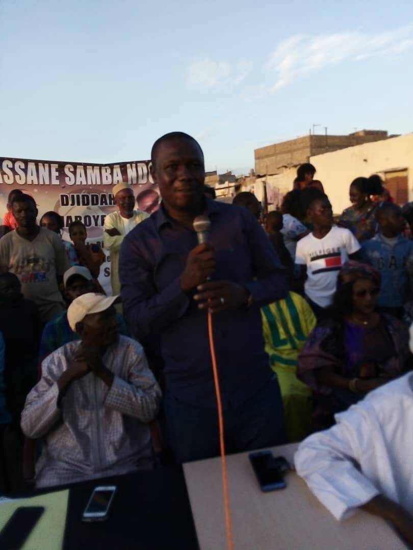 DJIDHA THIARAYE KAW: Le député de l'APR, Alassane Samba Ndongo le King de la banlieue mobilise pour le parrainage de Macky.