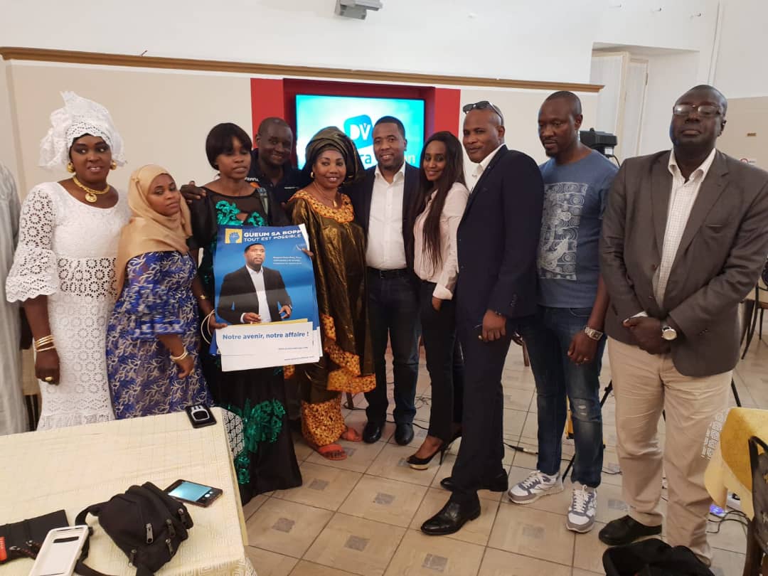 Le Président Bougane Gueye en Italie.