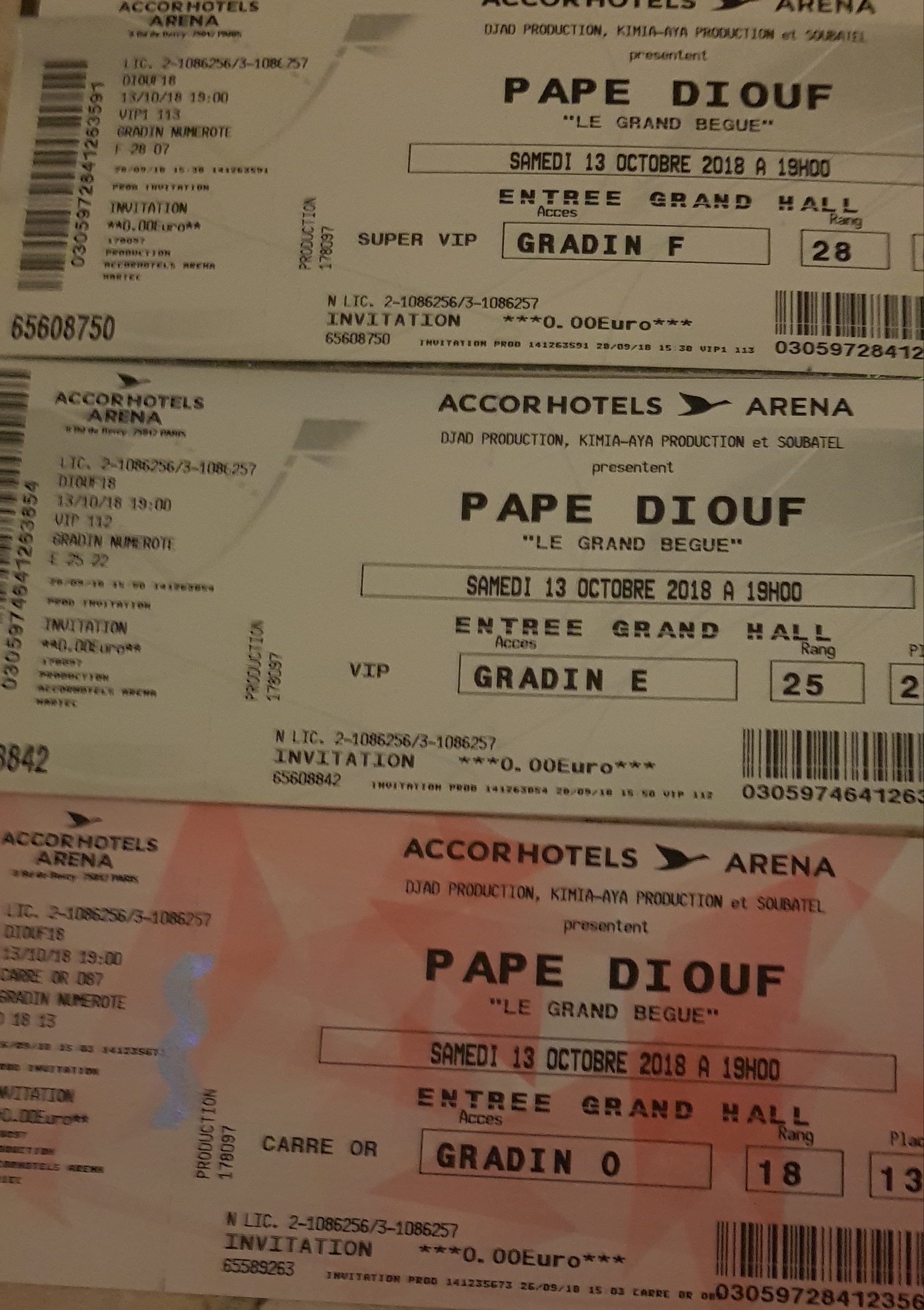 BERCYDE PAPE DIOUF: Les tickets SUPER VIP 200 EUROS, VIP 150 EUROS ET CARREE OR 60 EUROS appelez le 0752508807