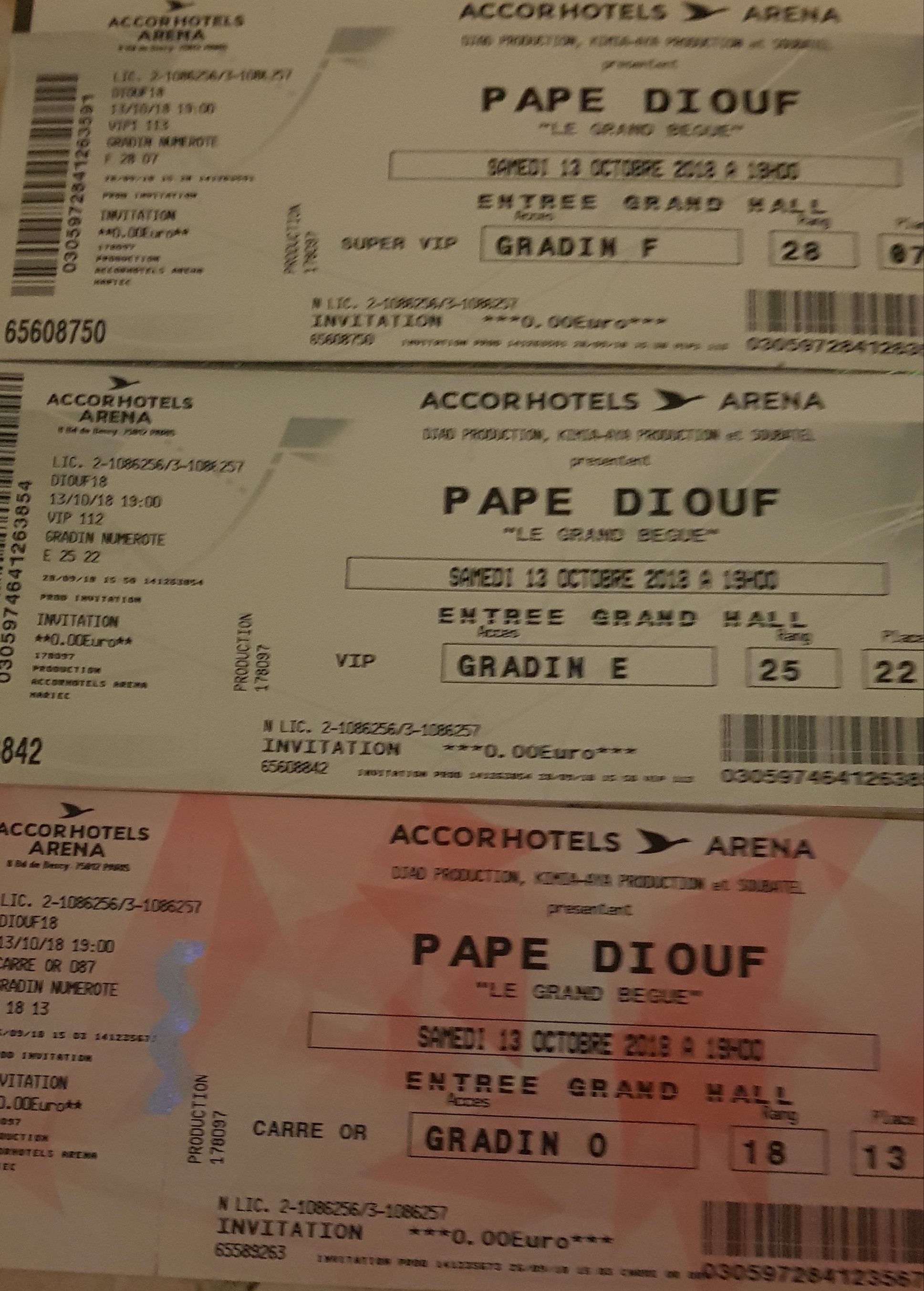 BERCYDE PAPE DIOUF: Les tickets SUPER VIP 200 EUROS, VIP 150 EUROS ET CARREE OR 60 EUROS appelez le 0752508807