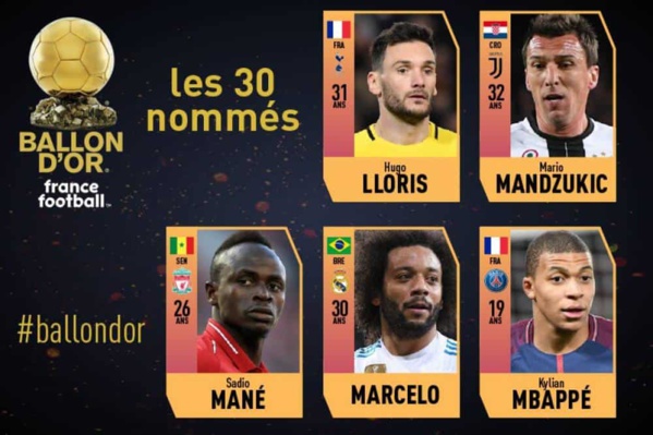 Ballon d’Or 2018 : Sadio Mané nominé !