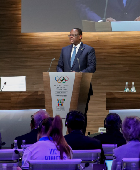 JOJ Dakar 2022: Le Message du Président Macky Sall devant le Comité international olympique