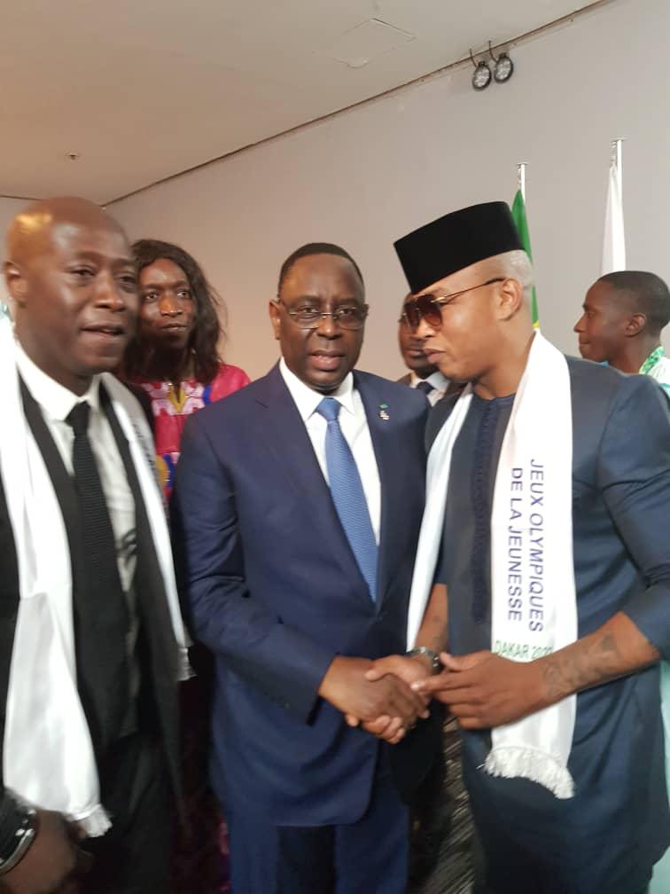 El Hadj Diouf et Fadiga derrière le chef de l'Etat pour les Jeux Olympiques de la Jeunesse 2022 – Le Sénégal pays organisateur