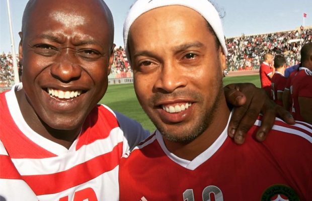 Maroc: FADIGA ET EL HADJI DIOUF marquent contre l’équipe de Ronaldinho…Regardez