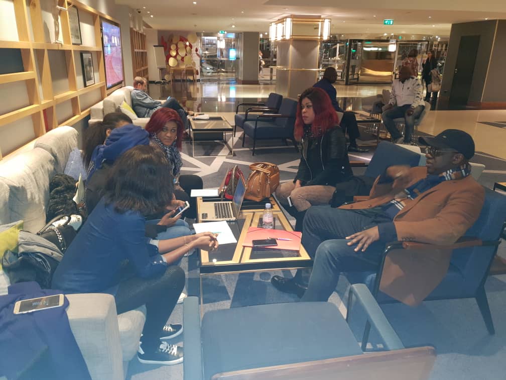 AFRICAN LEADER AWARDS CE SAMEDI 10 NOVEMBRE: Arrivés du président Mbagnick Diop et son staff à Paris