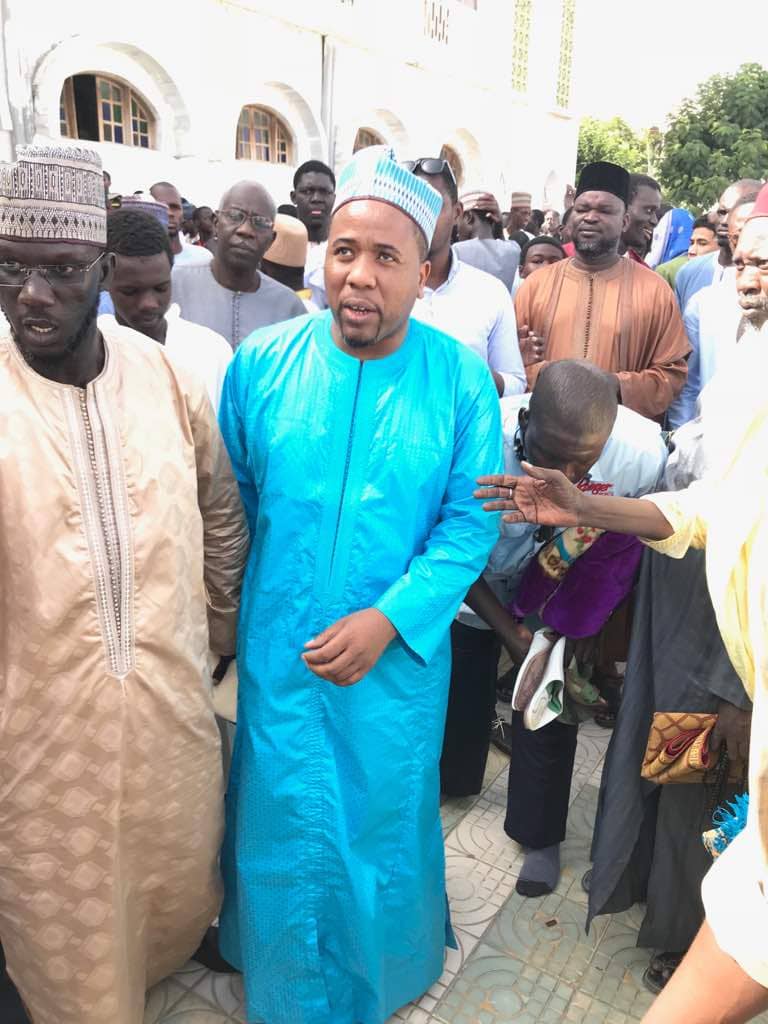 Le Président Bougane Gueye en tournée dans les cités religieuses.