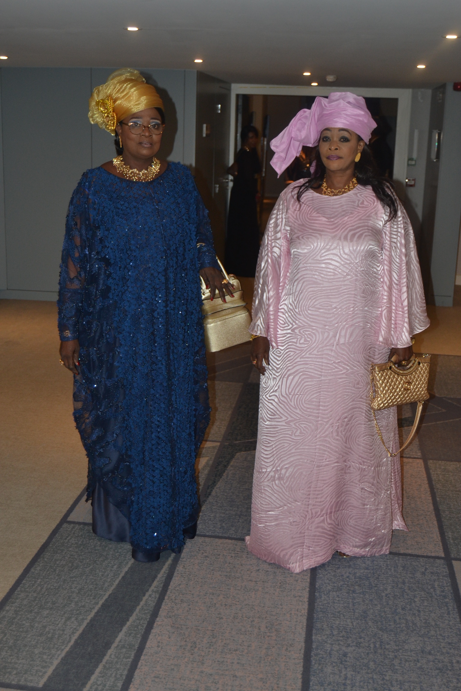 Madame Ndoura, vice présidente du MEDS, patronne de l'agence de voyage Ndoura aux African Leadership Awards à Paris