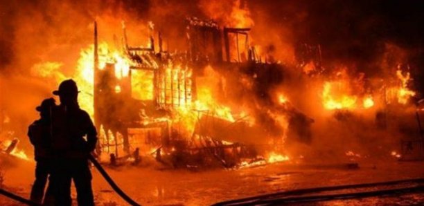 Incendie à Foundiougne : Une vingtaine de cases consumées