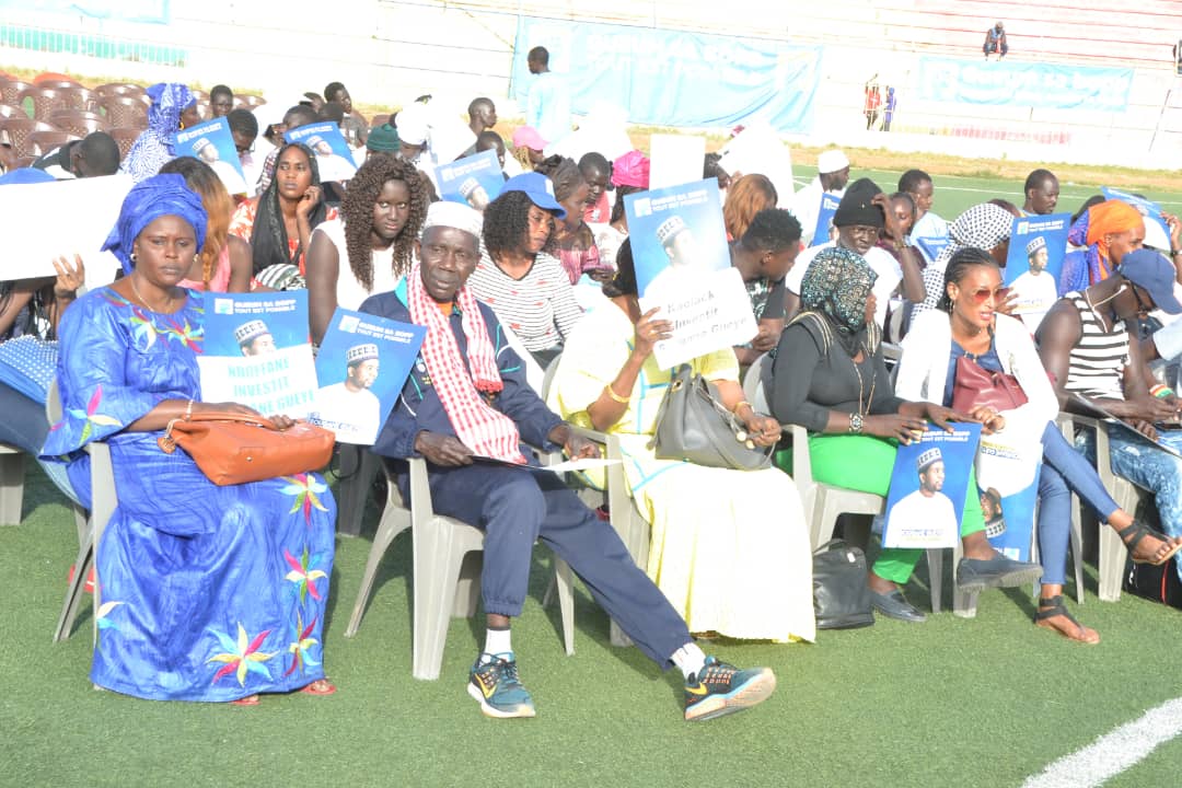 En direct du stade Amadou Barry Investiture du candidat de "GUEUM SA BOOP" Bougane Gueye au présidentielle de 2019.