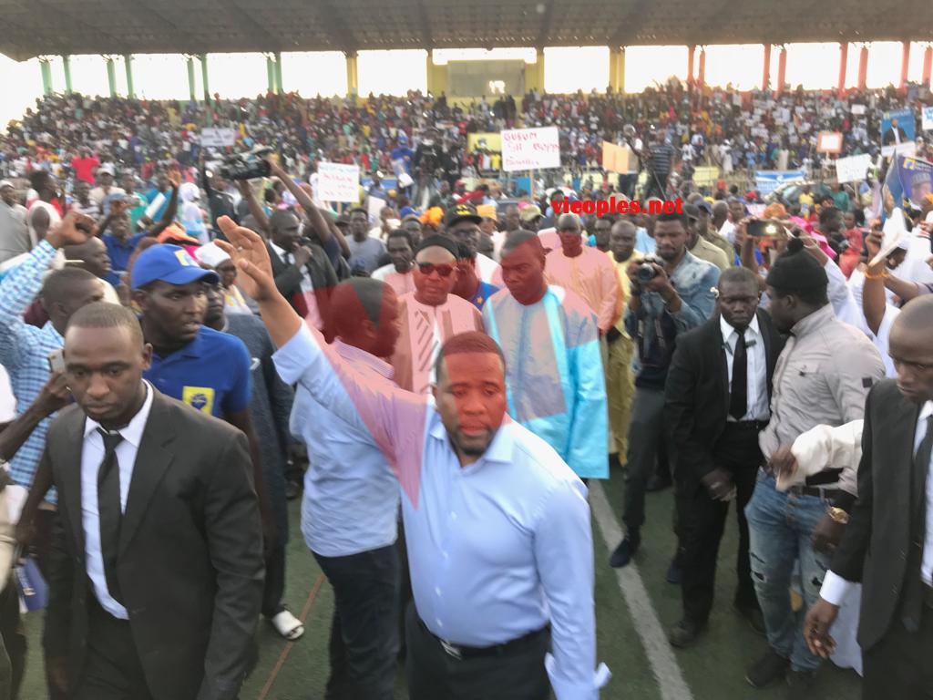 PARI DE LA MOBILISATION RÉUSSI:Les images de l'investiture du candidat de "GUEUM SA BOOP" Bougane Guéye au stade Amadou Barry.