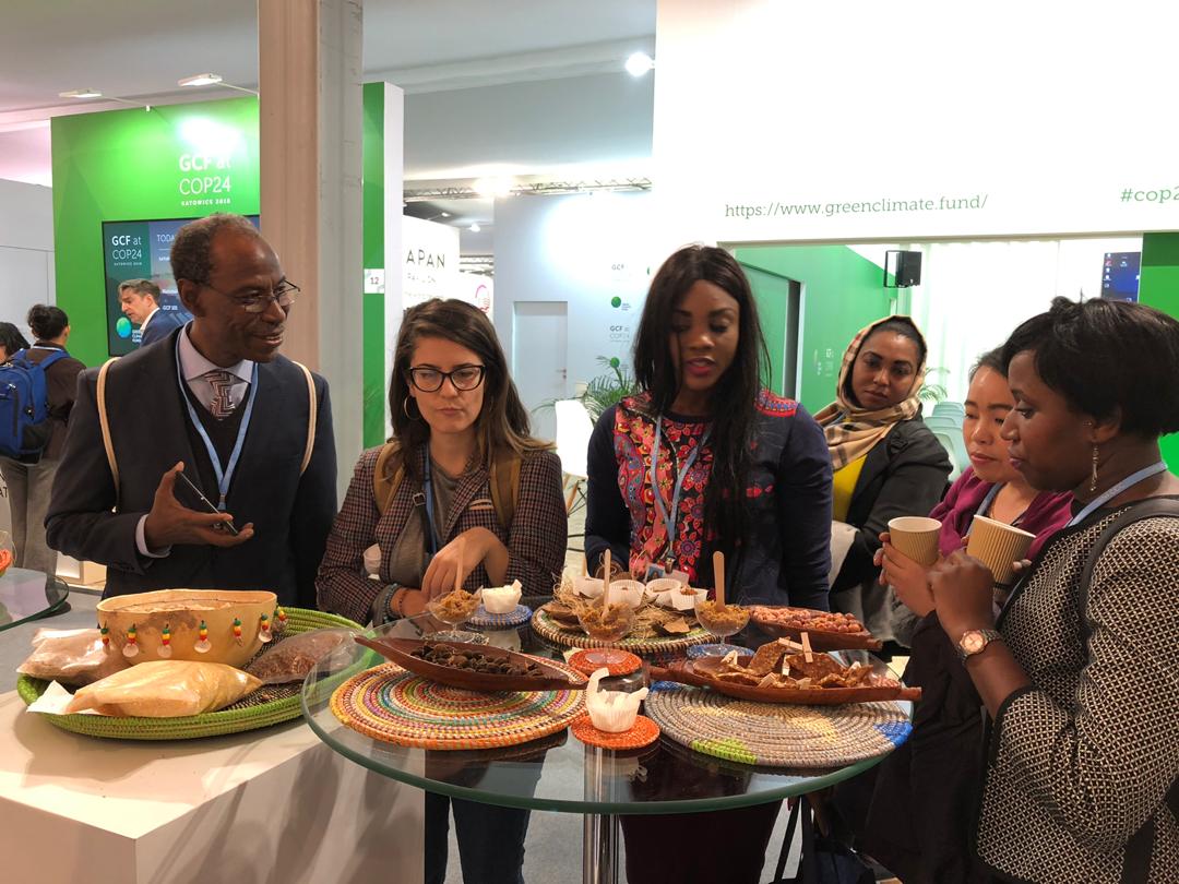 La  journaliste Arame Ndiaye conseillère en communication au ministère de l'environnement au COP 24 en Pologne