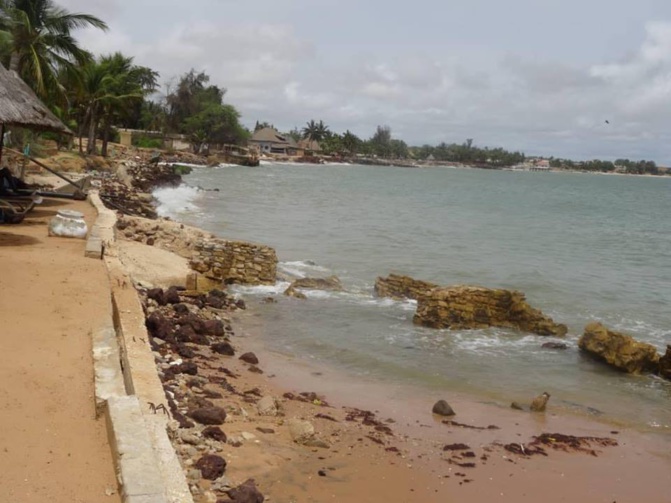 Érosion côtière: les hôtels de Saly Koulang perdent leur plage