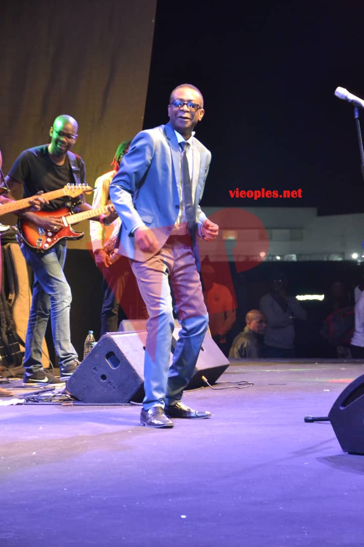 Les images du show live de Youssou Ndour au stade Caroline Faye de Mbour