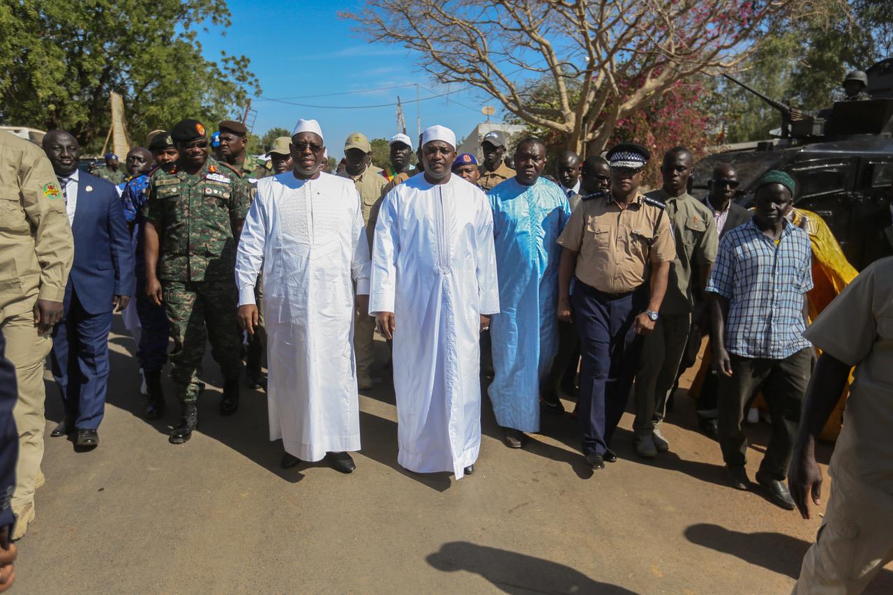 L'inauguration du pont sénégambien de Farafegny par leurs Excellences Macky Sall et Adama Barrow