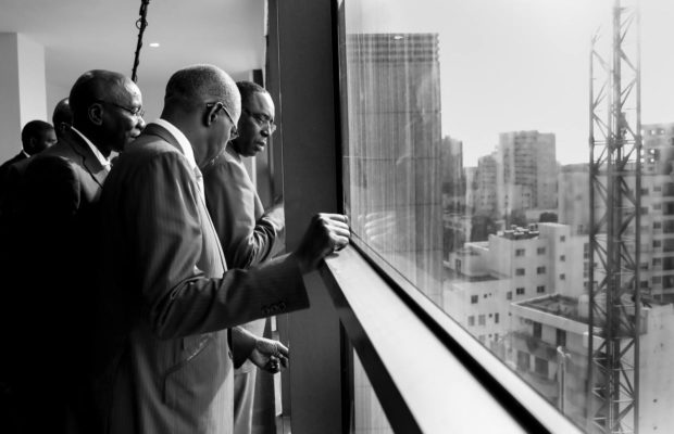 Inauguration du building administratif : Visiter l’intérieur du building , avec le président Macky Sall