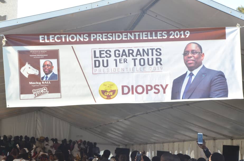 Le député Diop Sy bat campagne pour reélire Macky Sall au premier tour.