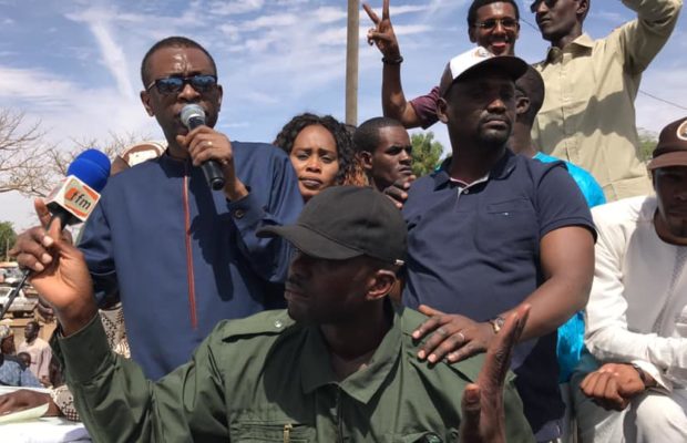 Youssou NDOUR à Dahra Djolof, pour inviter les populations à sortir massivement le jour du scrutin pour réélire le Président Macky SALL