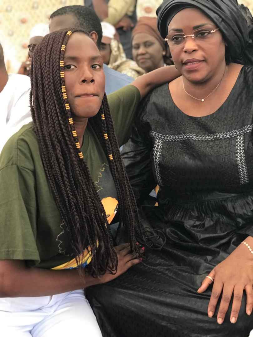 Marième Faye Sall avec Bébé Sokhna, la "fille" de Titi